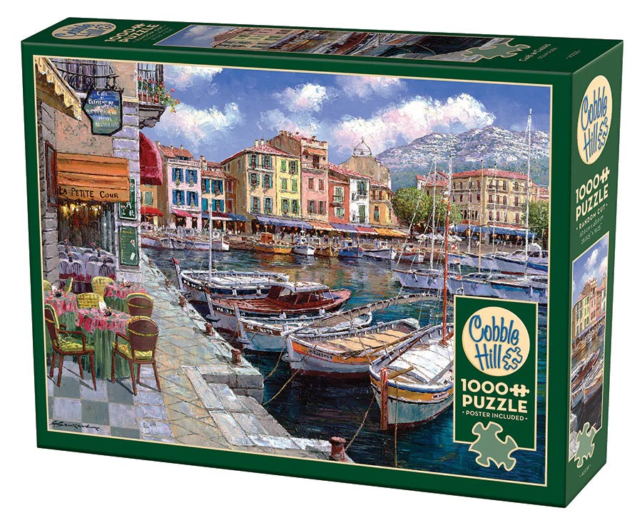 Café in Cassis  1000 Piece Jigsaw Puzzle