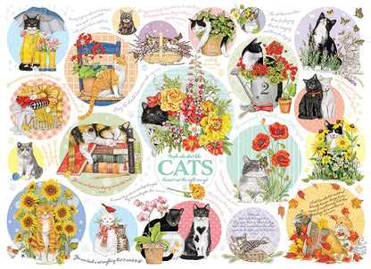 Cat Thoughts  1000 Piece Jigsaw Puzzle