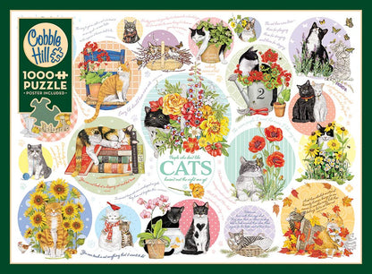 Cat Thoughts  1000 Piece Jigsaw Puzzle