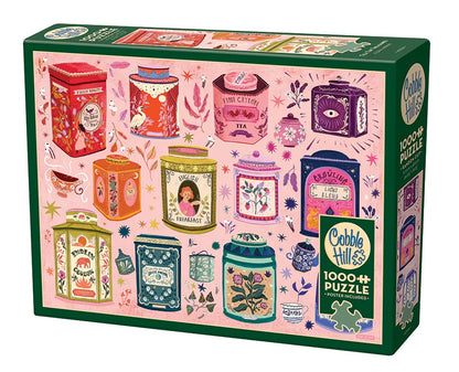 Tea Tin Treasures  1000 Piece Jigsaw Puzzle