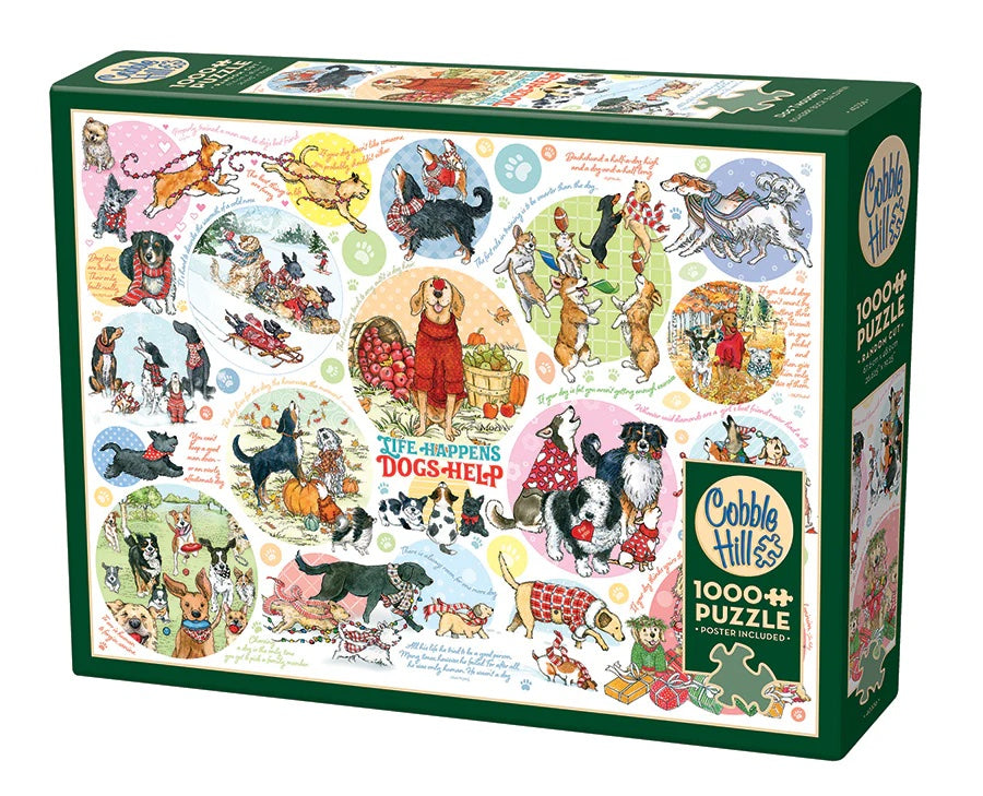 Dog Thoughts 1000 Piece Jigsaw Puzzle