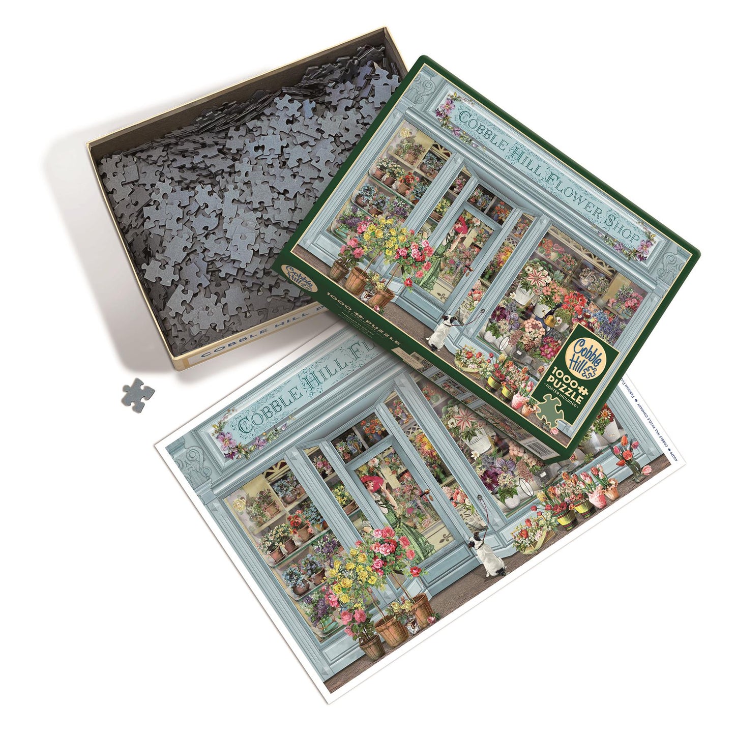 Parisien Flower Shop 1000 Piece Jigsaw Puzzle