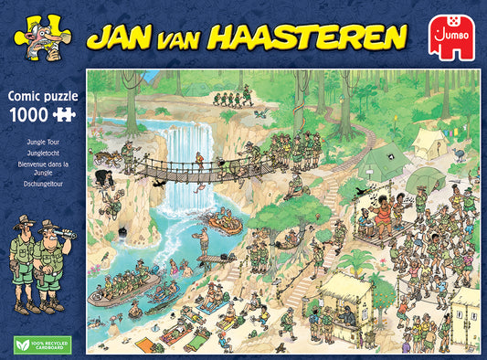 PRE-ORDER Jan Van Haasteren Jungle Tours 1000 Piece Jigsaw Puzzle