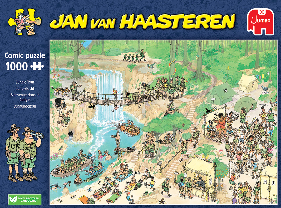 Jan Van Haasteren Jungle Tours 1000 Piece Jigsaw Puzzle