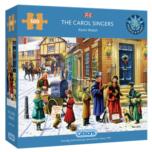 The Carol Singers 500 Piece Jigsaw Puzzle