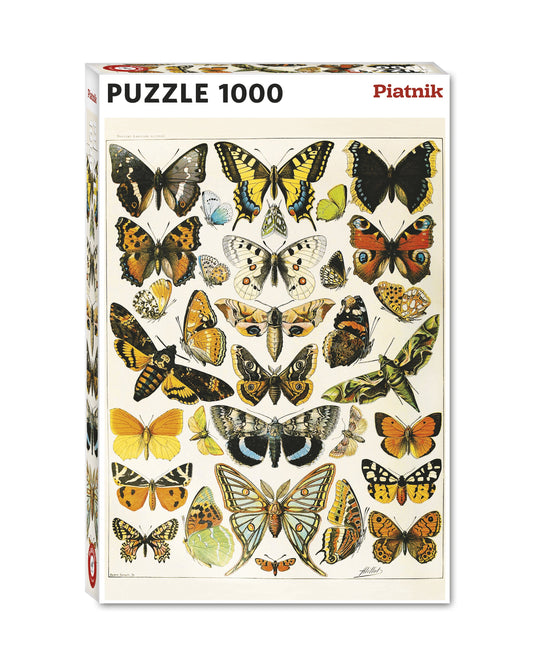 Butterflies & moths 1000 Piece Jigsaw Puzzle