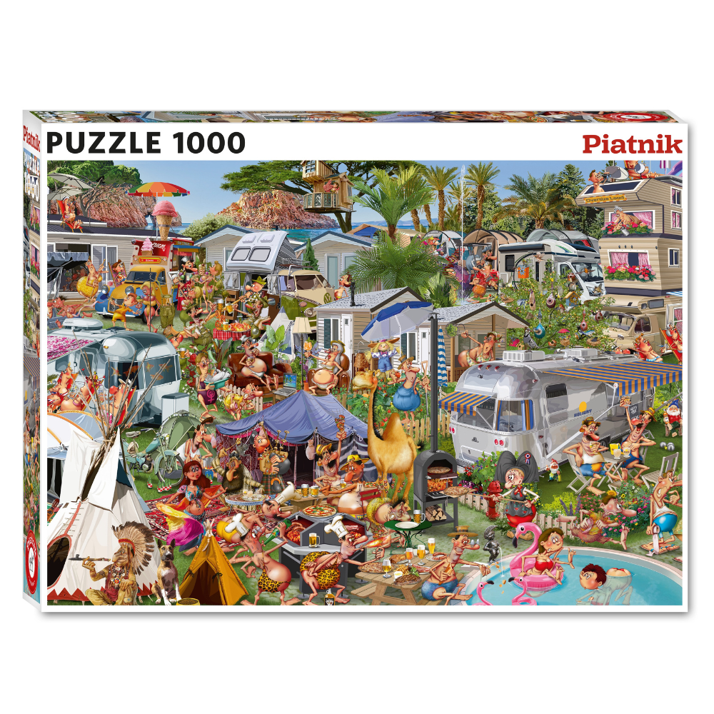 Ruyer - Camping Chaos 1000 Piece Jigsaw Puzzle