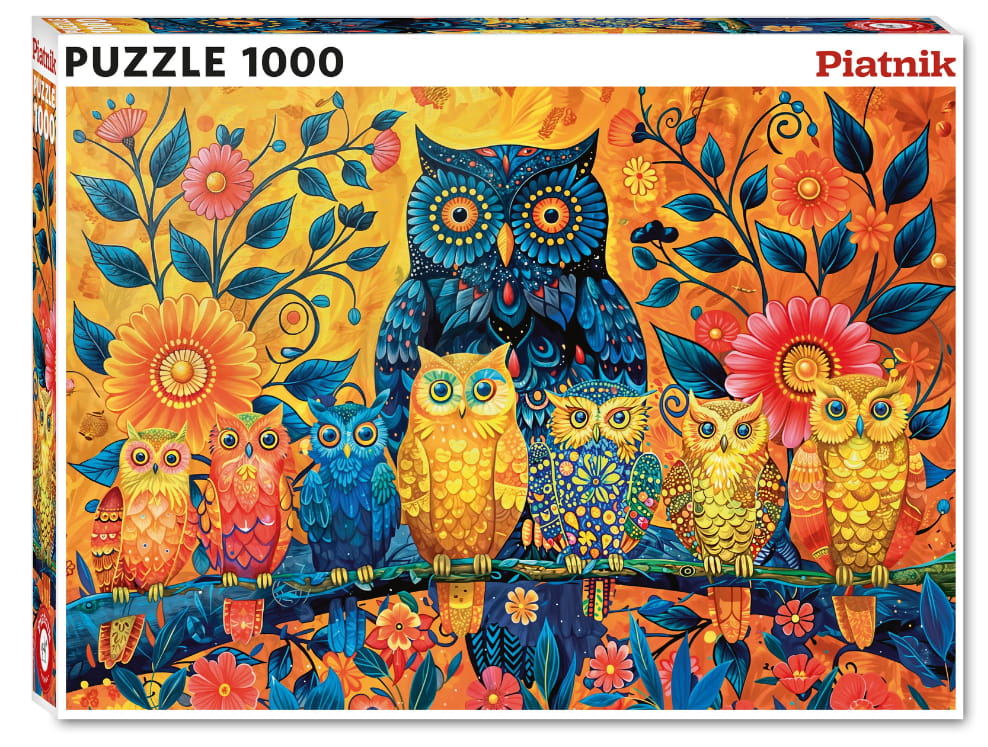 Owls 1000 Piece Jigsaw Puzzle