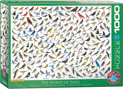 The World of Birds by David Sibley 1000 Piece Jigsaw Puzzle