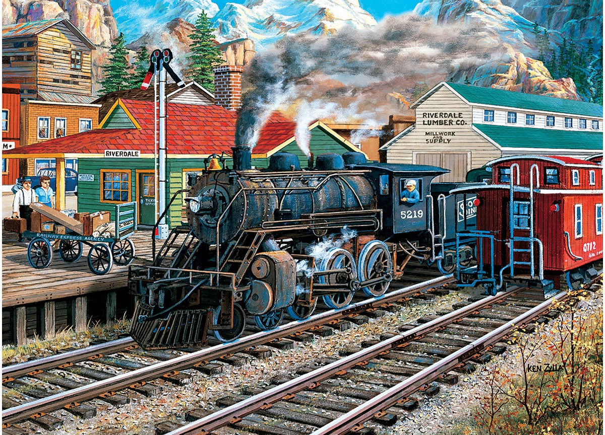 The Old Depot Station 1000 Piece Jigsaw Puzzle