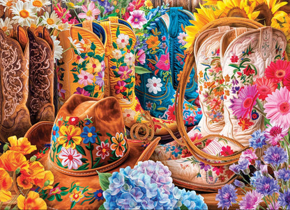 Cowgirl Boots by Lars Stewart 1000 Piece Jigsaw Puzzle