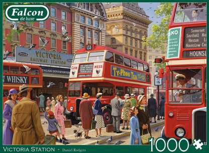 Falcon de luxe  Victoria Station 1000 Piece Jigsaw Puzzle