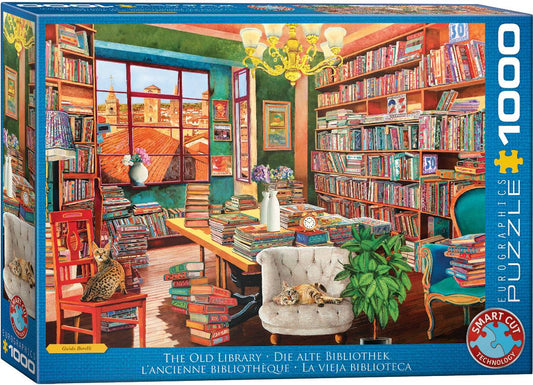 The Old Library by Guido Borelli 1000 Piece Jigsaw Puzzle