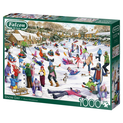 Falcon de luxe Snow Day 1000 Piece Jigsaw Puzzle