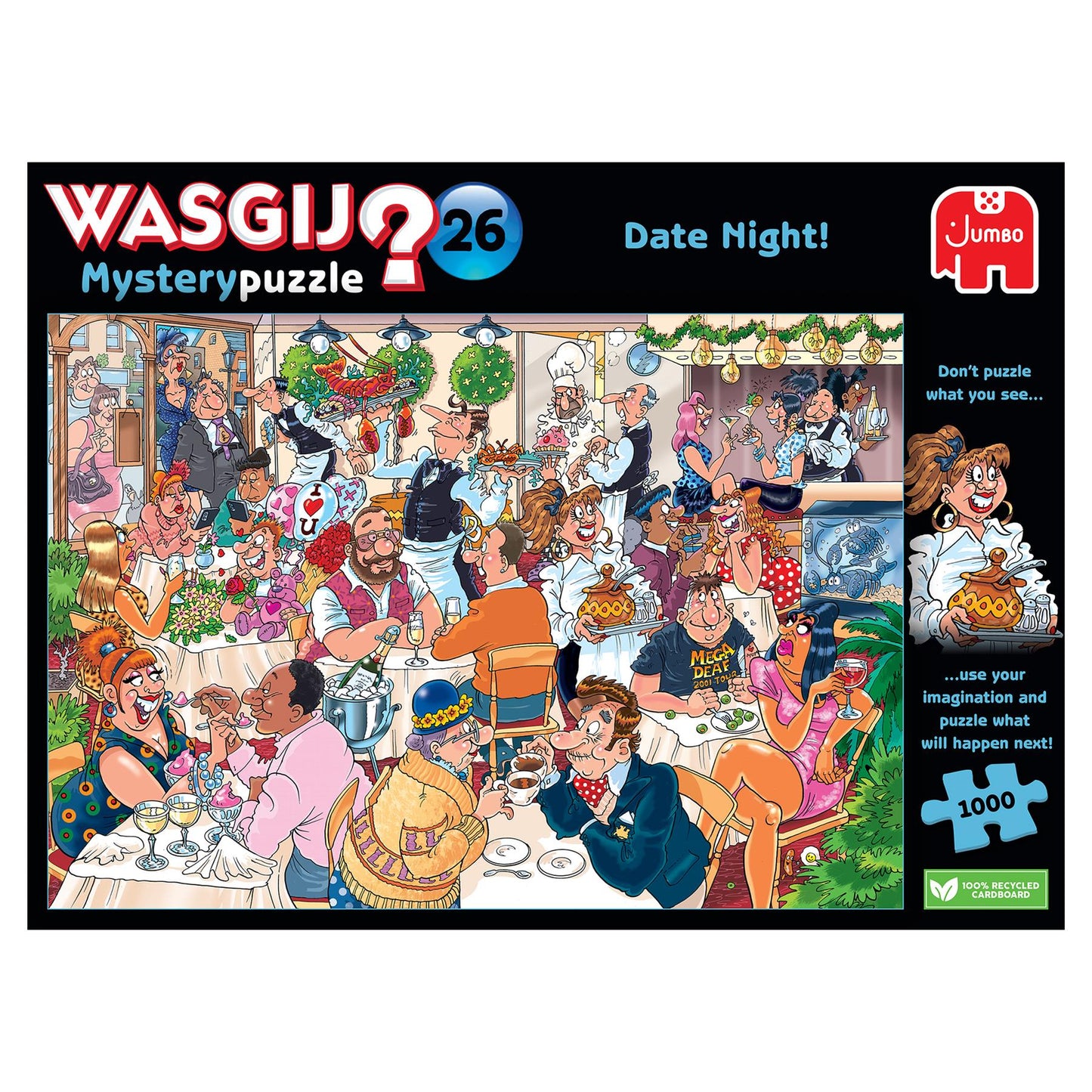 Wasgij Mystery 26 Date Night! 1000 Piece Jigsaw Puzzle