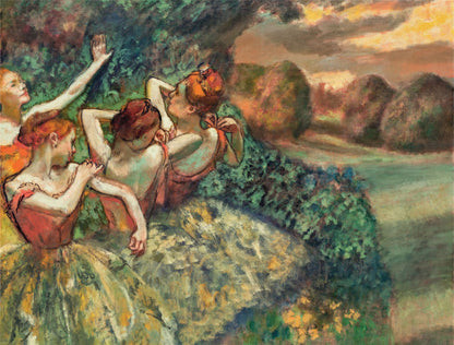 Fours Dancers by Edgar Degas, circa 1899, 1000 piece puzzle