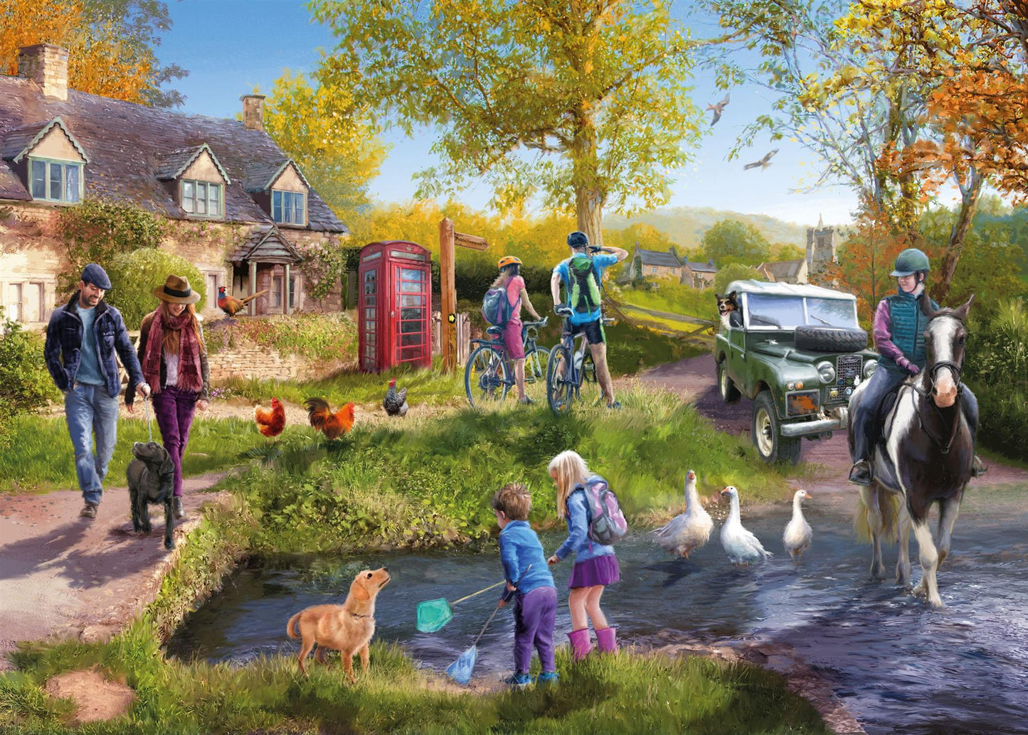Country Afternoon 1000 Piece Jigsaw Puzzle