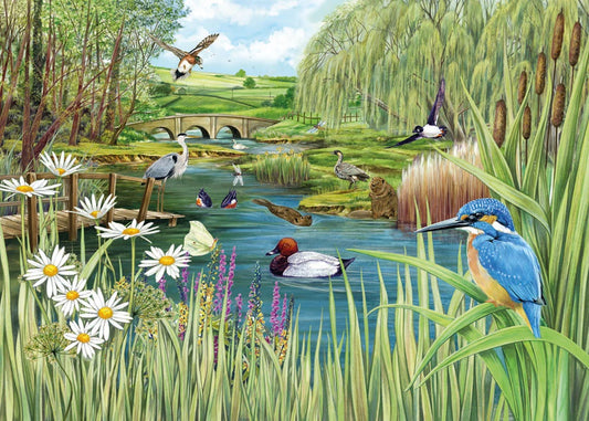 River's Edge - 1000 Piece Jigsaw Puzzle