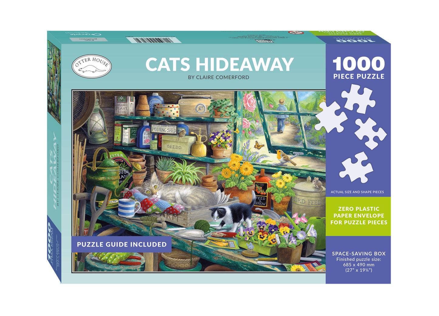 Cats Hideaway 1000 Piece Jigsaw Puzzle
