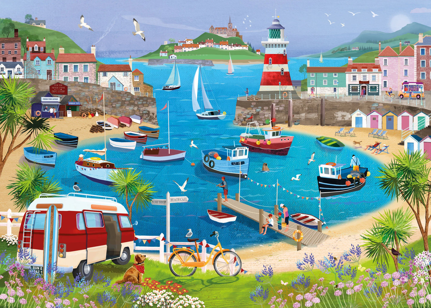 Harbour Lighthouse 1000 Piece Jigsaw Puzzle
