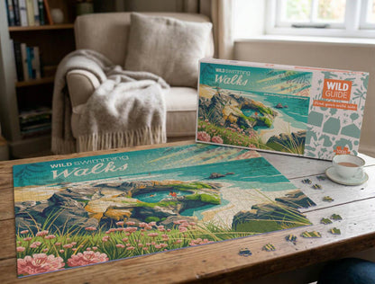 Wild Guide Blue Pool Corner, Gower and Glamorgan 1000 Piece Jigsaw Puzzle