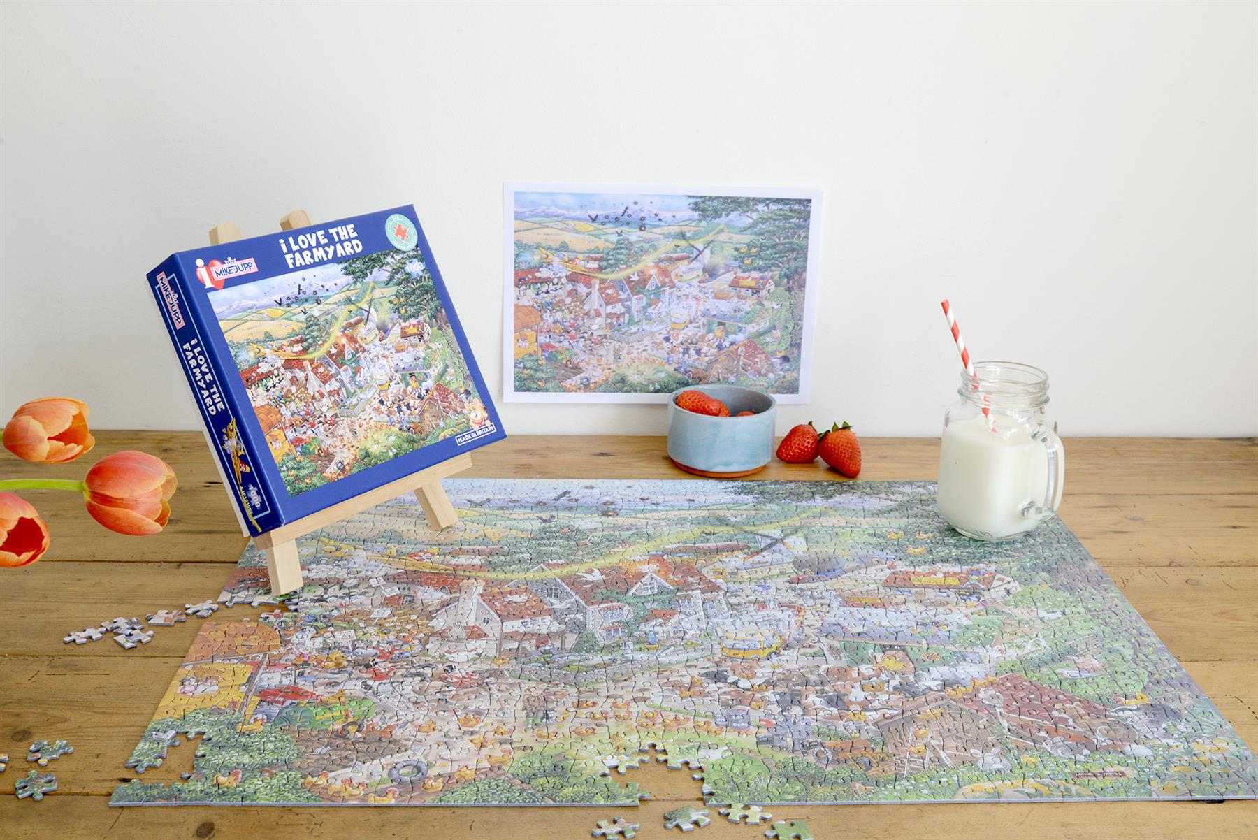 Mike Jupp I Love the Farmyard 1000 Piece Jigsaw Puzzle – All