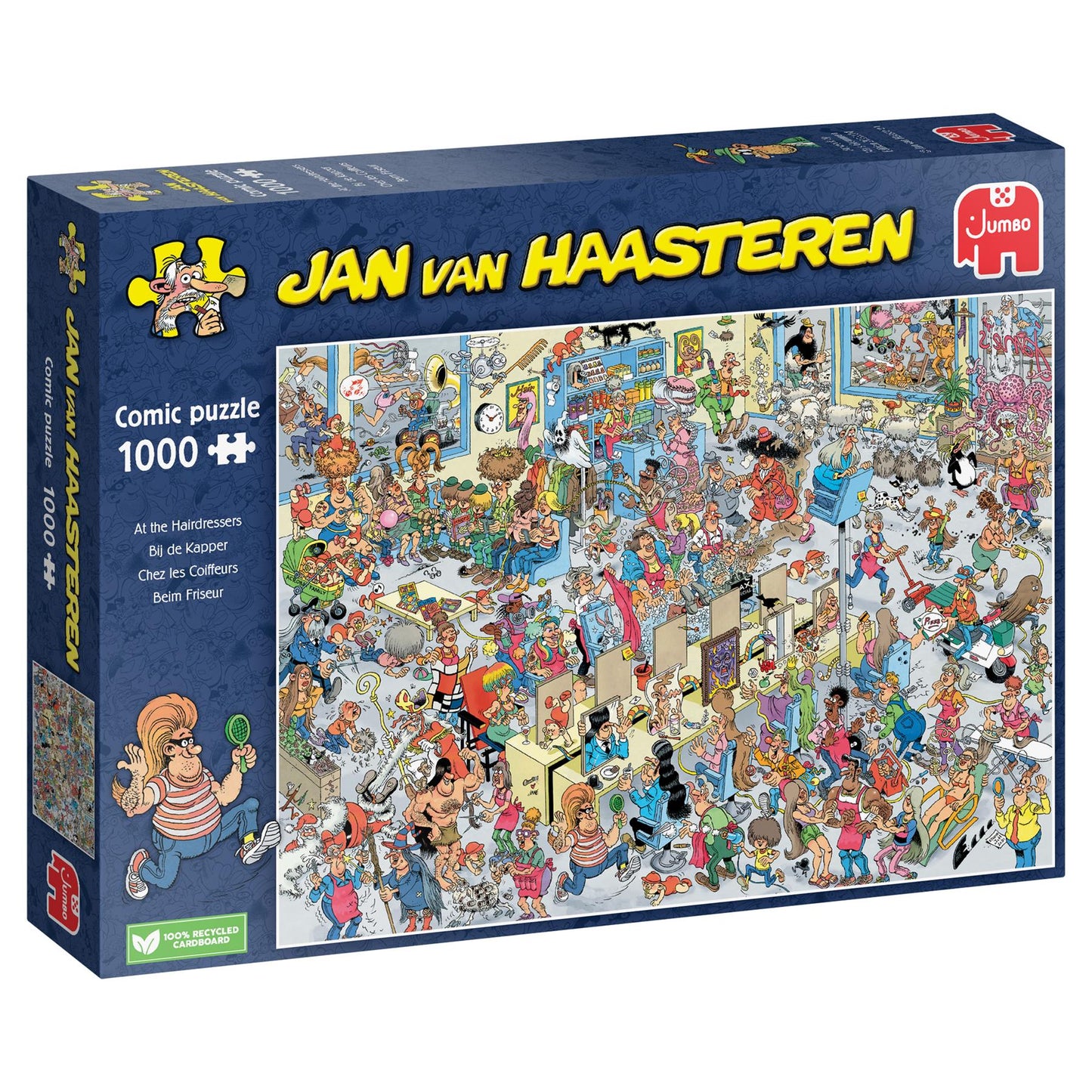 Jan Van Haasteren's At The Hairdressers 1000 Piece Jigsaw Puzzle