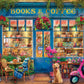 Books and Coffee 1000 Piece Jigsaw Puzzle