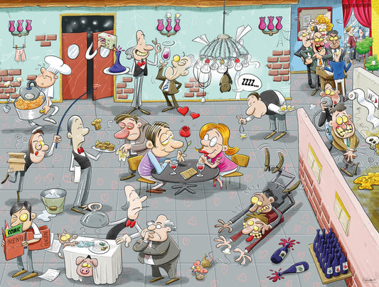 Chaos on Valentine's Day - No.5 1000 Piece Jigsaw Puzzle