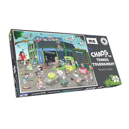 Chaos at the Tennis Tournament 1000 Piece Jigsaw Puzzles - Chaos No.6