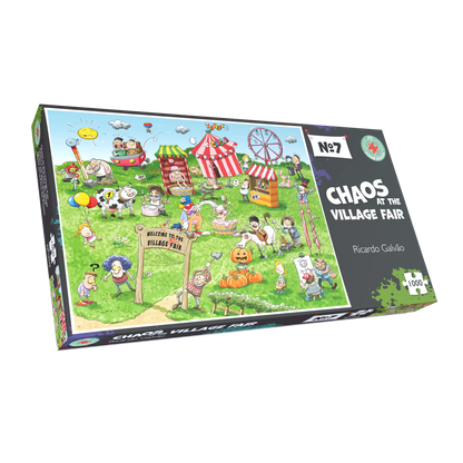 Chaos at the Village Fair - No.7 1000 Piece Jigsaw Puzzles