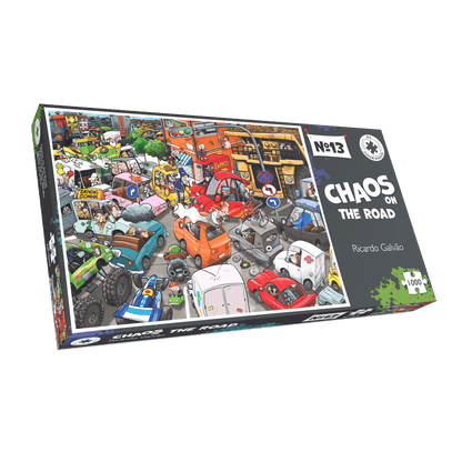 Chaos on the Road - No.13 1000 Piece Jigsaw Puzzle