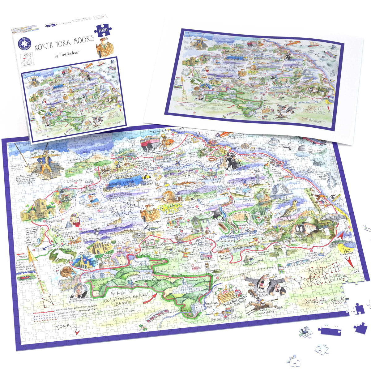 North York Moors - Tim Bulmer 1000 Piece Jigsaw Puzzle