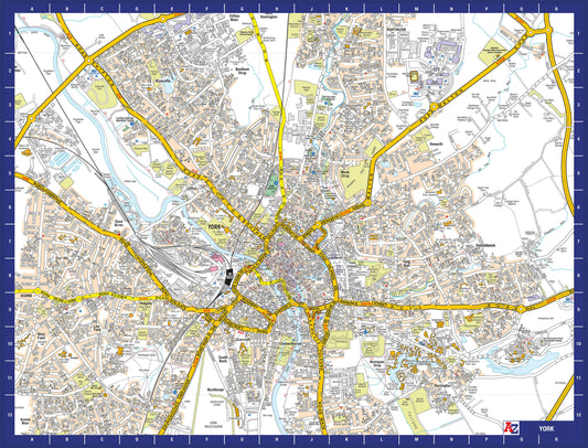 A-Z Map of York 1000 Piece Jigsaw