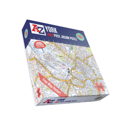A-Z Map of York 1000 Piece Jigsaw