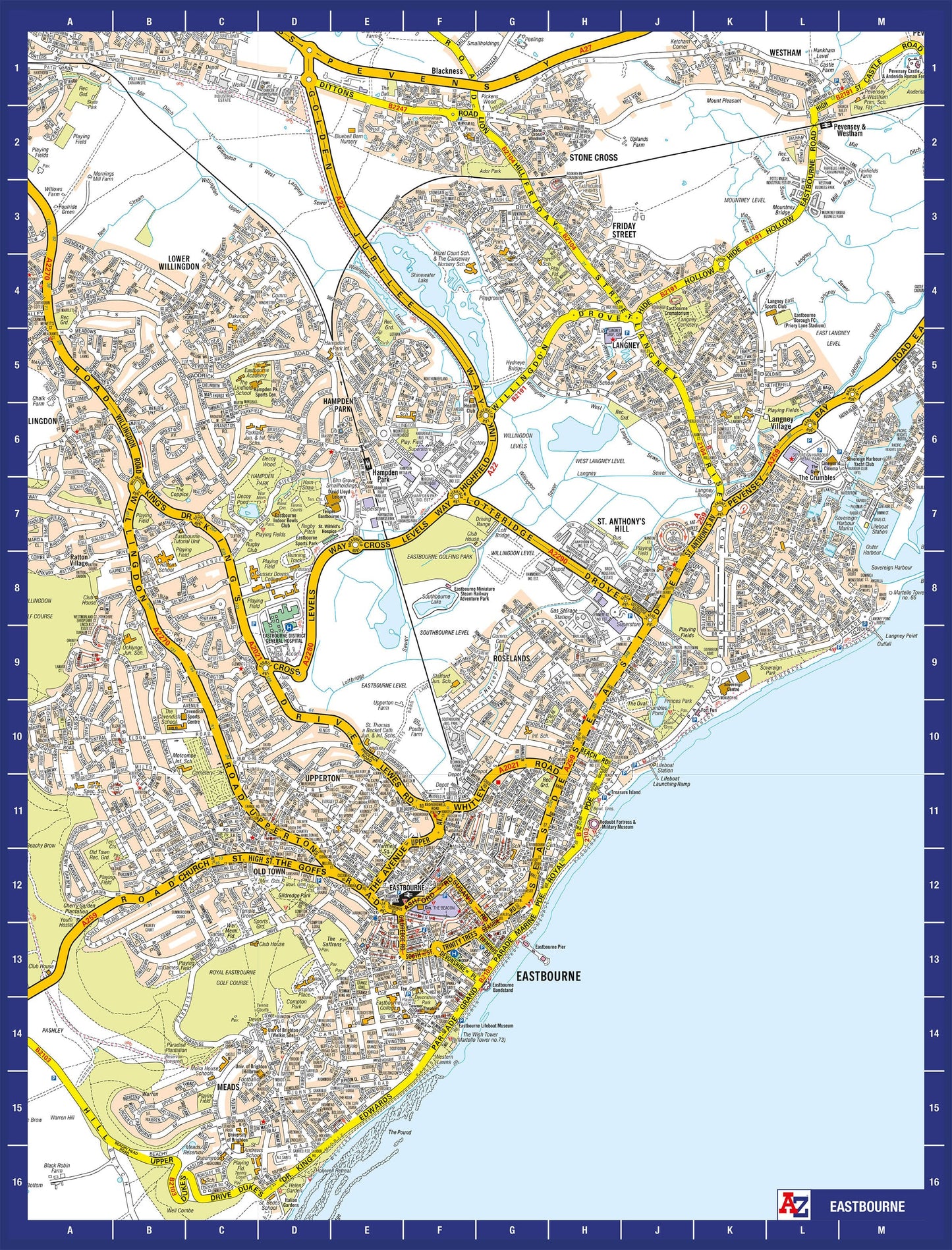 A-Z Map of Eastbourne 1000 Piece Jigsaw