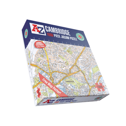A-Z Map of Cambridge 1000 Piece Jigsaw