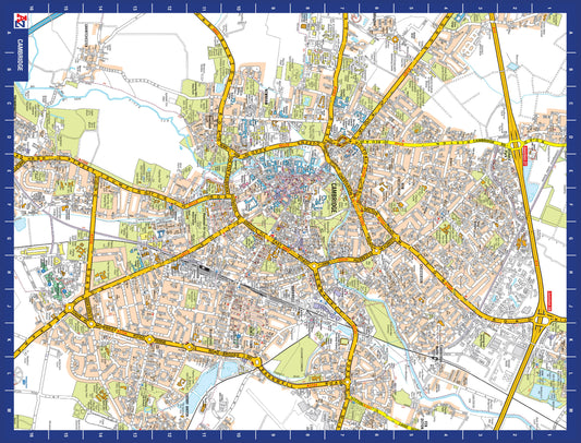 A to Z Map of  Cambridge 1000 Piece Jigsaw