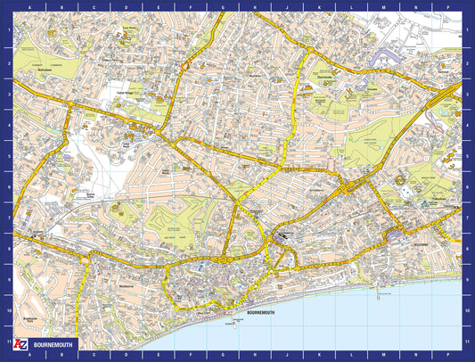 A-Z Map of Bournemouth 1000 Piece Jigsaw