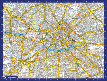 A-Z Map of Manchester 1000 Piece Jigsaw