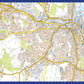 A to Z Map of  Swansea 1000 Piece Jigsaw
