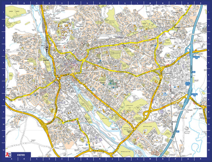 A-Z Map of Exeter 1000 Piece Jigsaw