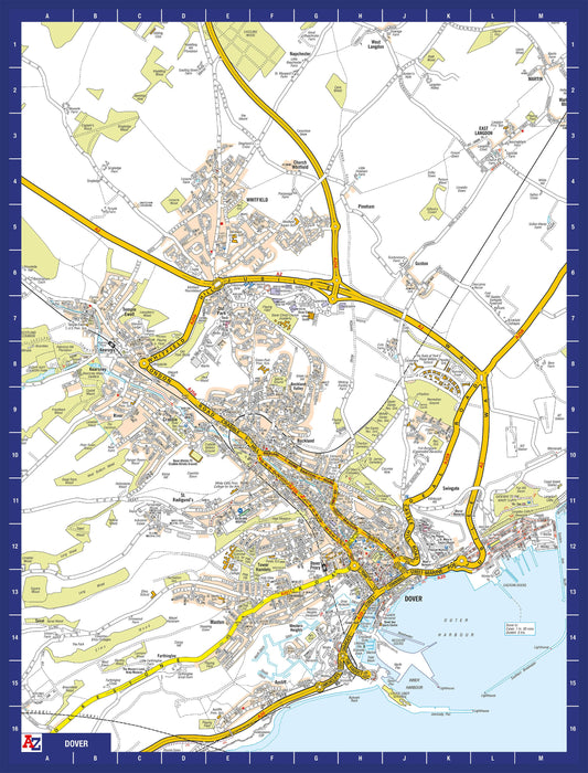A-Z Map of Dover 1000 Piece Jigsaw
