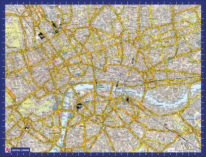 A-Z Map of London 1000 Piece Jigsaw