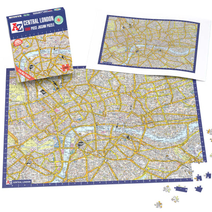 A-Z Map of London 1000 or 300 Piece Jigsaw