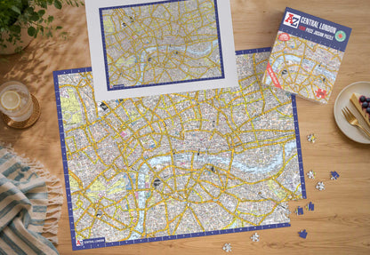 A-Z Map of London 1000 or 300 Piece Jigsaw