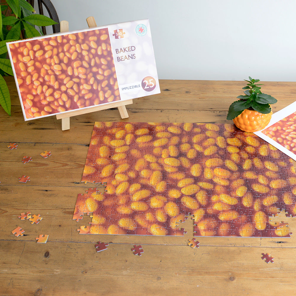 Baked Beans  - Impuzzible No.25 - 1000 Piece Jigsaw Puzzle
