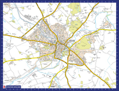A-Z Map of Stratford-upon-Avon 1000 Piece Jigsaw