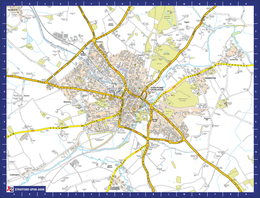 A-Z Map of Stratford-upon-Avon 1000 Piece Jigsaw