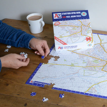 A to Z Map of Stratford-upon-Avon 1000 Piece Jigsaw
